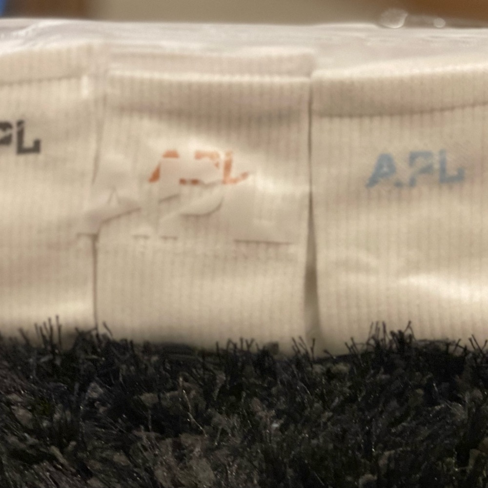 Brand New 3pk APL Socks, Colors on Picture, sells Brand New $60 3-pk.